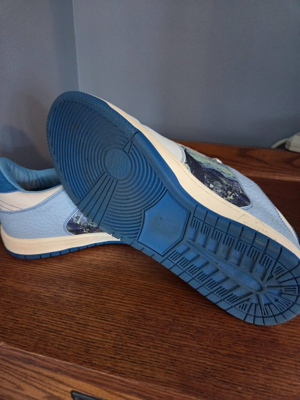 Galartsy Van Gogh Starry Night Low Top Sneakers Unisex Fit Men’s 13 - Picture 11 of 11